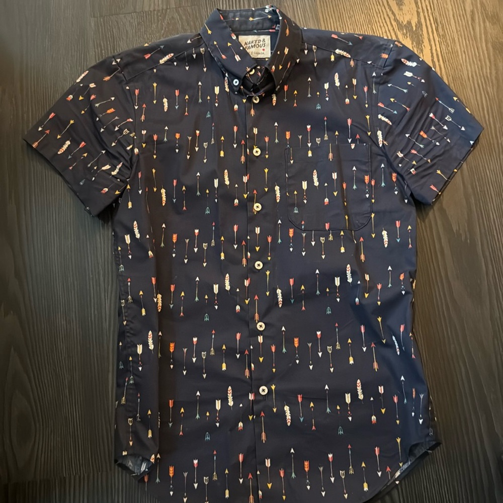 Naked & Famous Short Sleeve Button Down